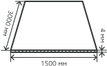 Лист нержавеющий  4х1500х3000  мм.  AISI 304 (08Х18Н10) холоднокатаный,  матовый
